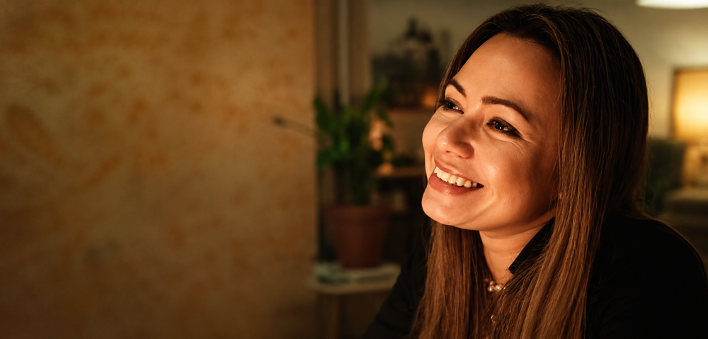 Nina Hearn, nutritional therapist, smiling